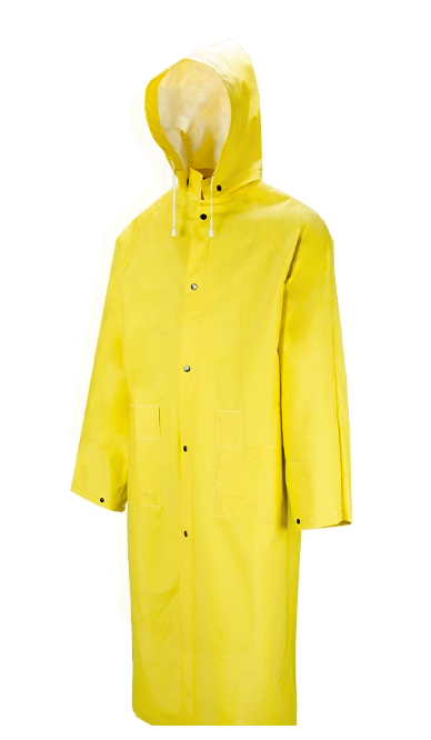 WES: Rain Coat with Security on the Back