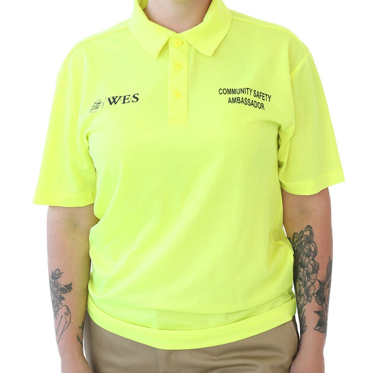 WES: CST Yellow Polo Shirt