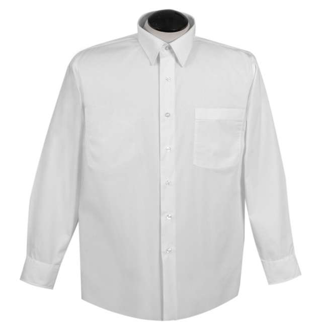 WES: White Dress Shirt With Patch